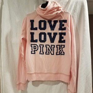 PINK Victoria Secret zip hooded sweatshirt